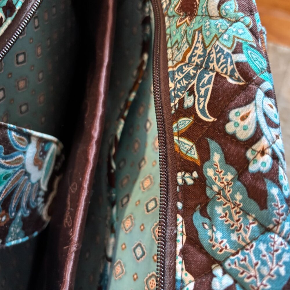 Retired Vera Bradley Laptop Bag Paisley - Picture 11 of 14